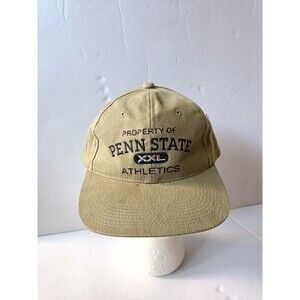 Vintage Penn State Hat Men's Beige Adjustable Strapback